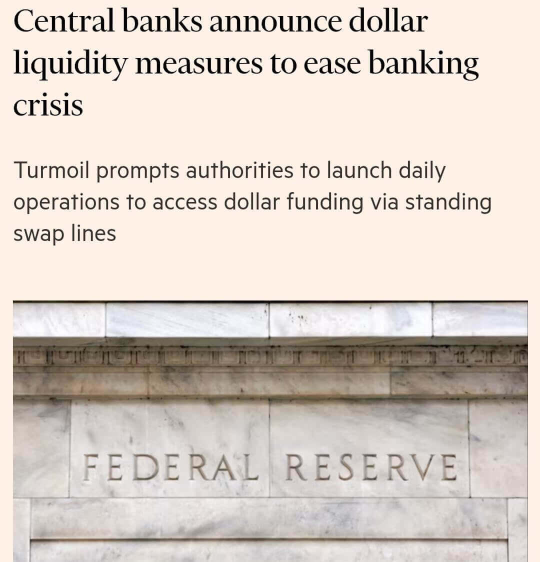 Liquidity Crisis Unfolds: Central Banks Step In, Markets Stumble, and What It Means for You